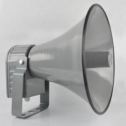 号筒式扬声器大功率防水户外分贝工业工厂警示器220V报警器喇叭