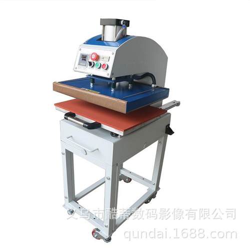 自动气动抽拉单工位热转印机压烫机直销烫画机