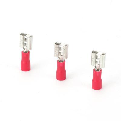 FD冷D1.25-45020公母预缘冷压端子插簧5插片对插接线插簧预绝绝缘