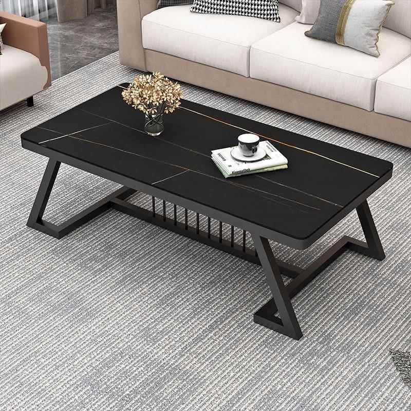 新款岩网板茶几小户型现家用客EDB厅出租屋简约代红阳轻台奢茶几