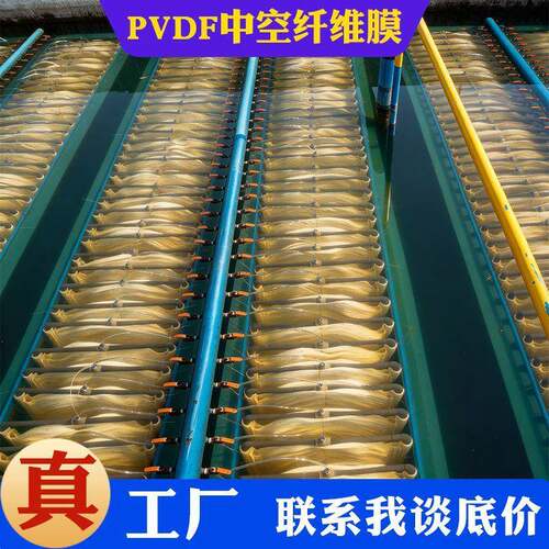 PVDF中空纤维帘式膜组件 MBR膜生物反应器 中水回用水处理工艺