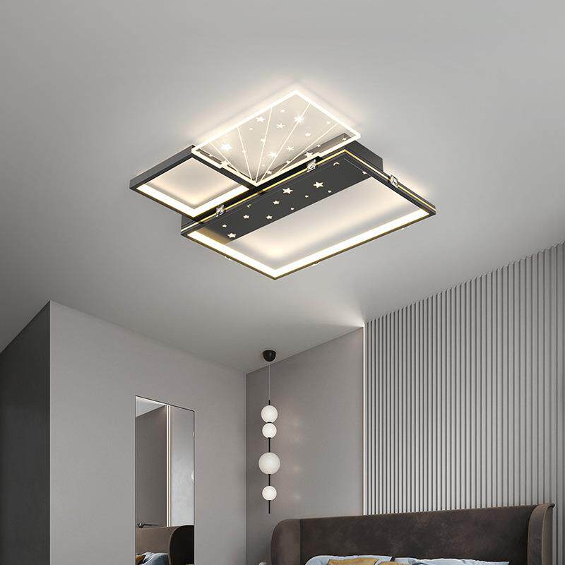 轻EQB奢屋客厅吸顶灯简约创几何书房卧室灯餐厅吊灯意全具灯组合