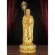 手工摆件 地藏经祈愿纯金镀金寺院佛像 108部