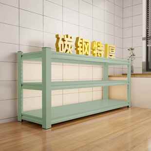 家用厨房多功能置物架落地多层微波炉烤箱收纳架钢制架子橱柜货架