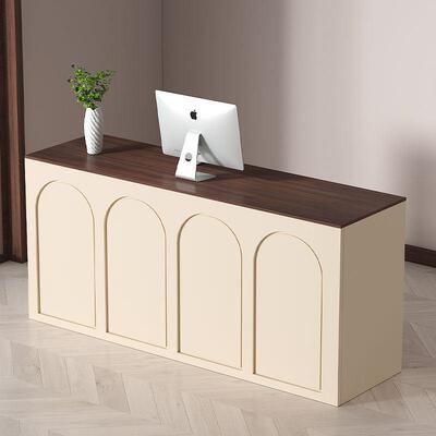 收银柜台店铺小型前台服装店商用吧台接待台简约现代咖啡店商铺柜