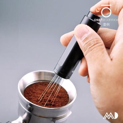 MADPEN WDT咖啡布粉针式布粉器伸缩散粉针磁吸收纳布粉针搅粉针