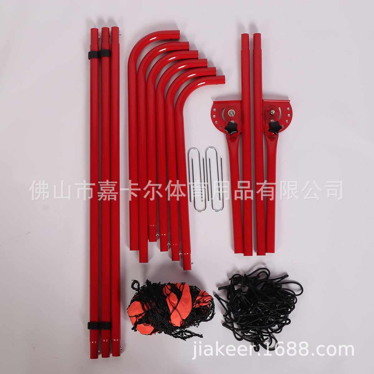 热销便携式棒球垒球练习反弹网回弹可拆卸 垒球训练器目标网回弹