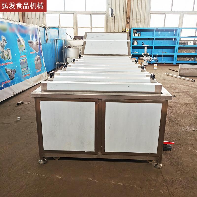 全自动玉米蒸煮漂烫流水线蒸龙须菜煮烫漂RQD机蔬菜焯漂烫杀青水