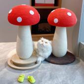 红伞伞蘑菇猫抓板猫爬架一体剑麻绳创意耐磨爪不掉屑立式 通用 四季