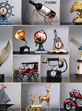 欧式创意覆古摆件超市美陈工艺礼品摆饰客厅酒柜办公室书架陈列装