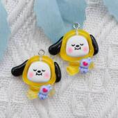 Animal Resin Charms 10Pcs Decor Cartoon DIY Accessorie Funny