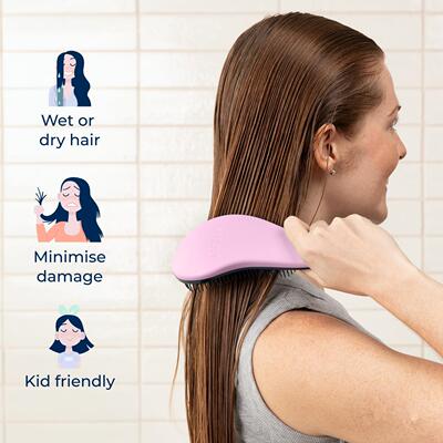 Naturals Glide Thru Hair Brush Detangler Brush Gentle