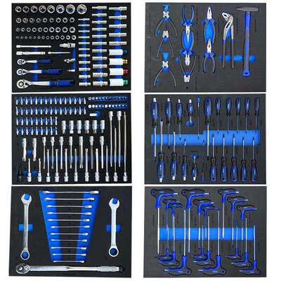 245 sets of auto repair and machine repair tools机修工具套装