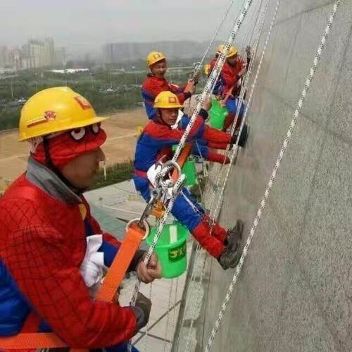 户外高空作业绳涤纶安全绳耐磨编织绳子滑板绳蜘蛛人外墙清洗吊绳