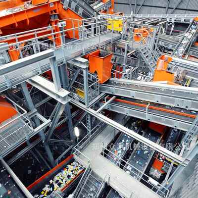 众惠大型餐厨垃圾分拣生产线建筑垃圾处理设备 生活垃圾分类机器