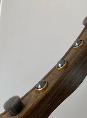 沉瑰筋宝木质磁珠擀棒开背筋擀一用RRQ根通全身刮痧棒擀筋棒