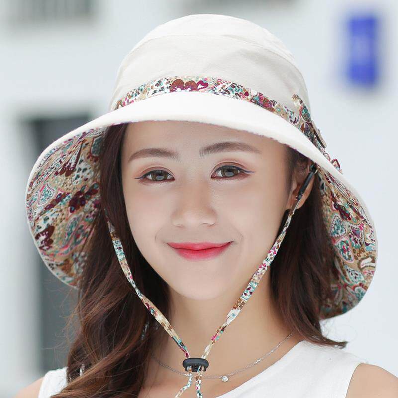 夏日女式太阳帽旅游遮阳帽渔夫帽女式夏日韩式时尚休闲多功0305w