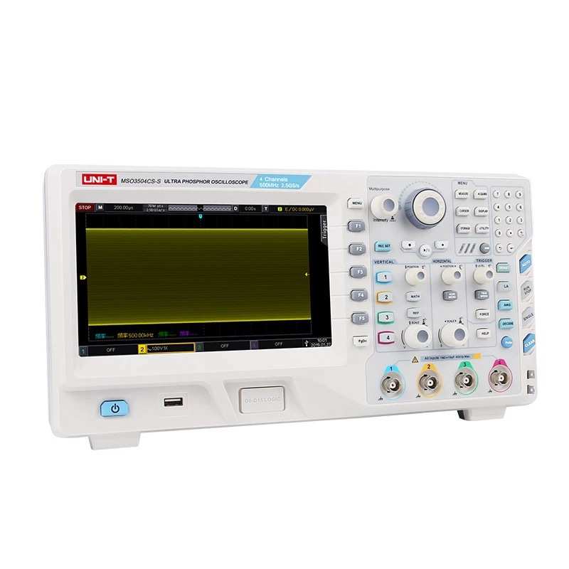 厂家优利德MSO3504CS高精度多通道多功能数字荧光示波器MSO3502CS