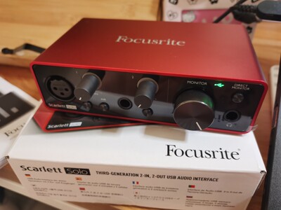 Focusrite福克斯特 Scarlett solo三代评测使用揭秘,答案在这里
