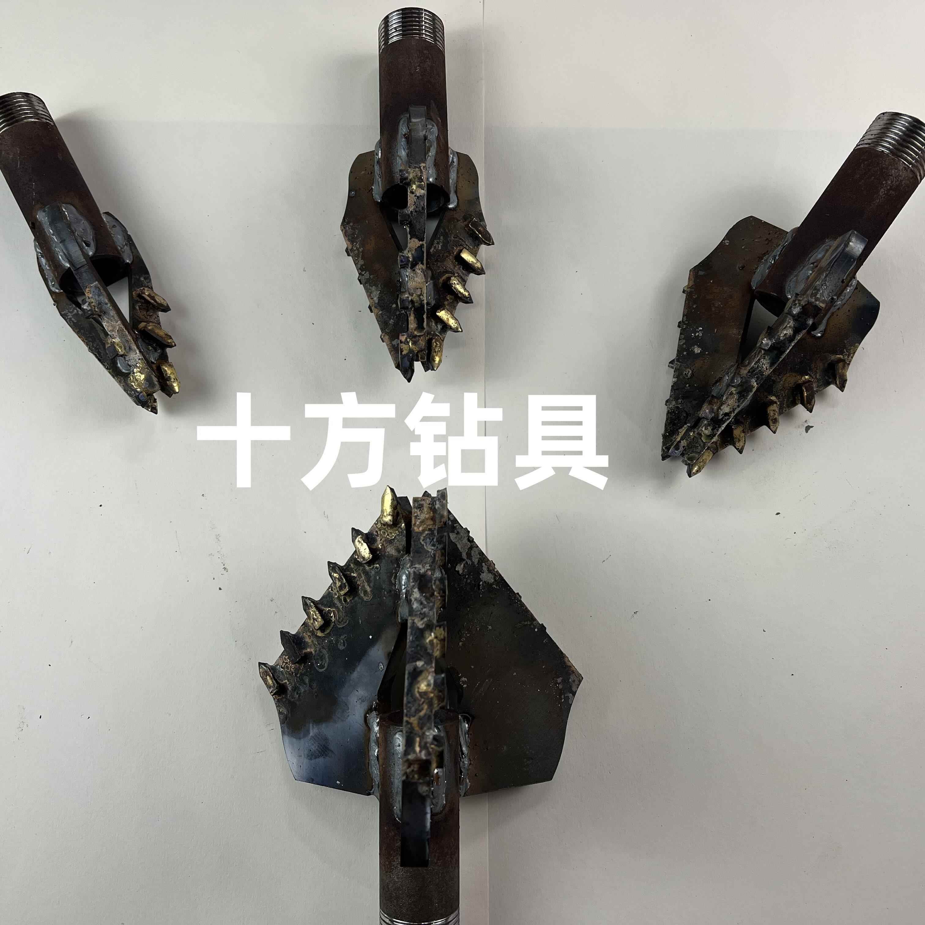 三翼合金钻头小型家用钻井钻头一寸接口硬质合金钻头