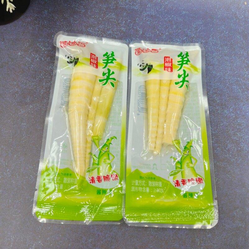 菌菌香泡椒笋尖竹笋零食500g即食休闲解馋辣味小包装脆笋笋块
