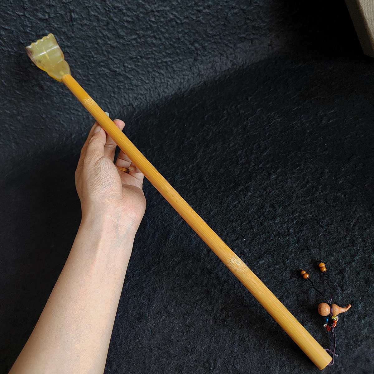 折叠玉竹子制痒痒挠折叠款抓痒神器背部不求人挠痒扒老年人抓背器