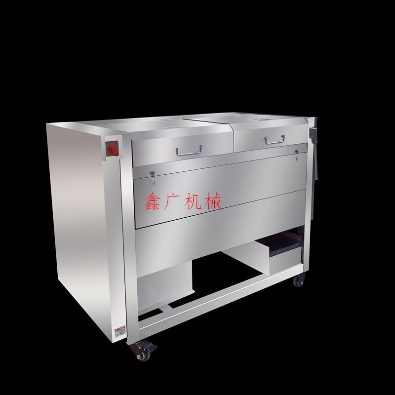 土豆去皮机商用清洗生姜地瓜芋头莲藕全自动不锈钢毛刷脱皮机削皮