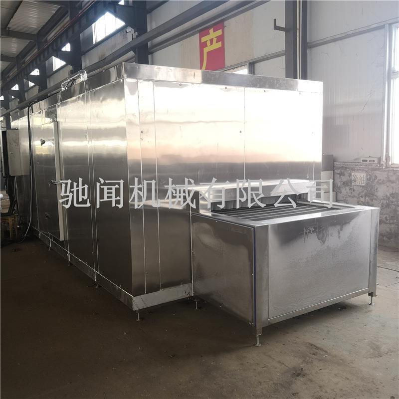 鱿鱼带鱼海兔速冻流水线 大型海产品蛤蜊急冻设备 大虾带鱼挂冰机