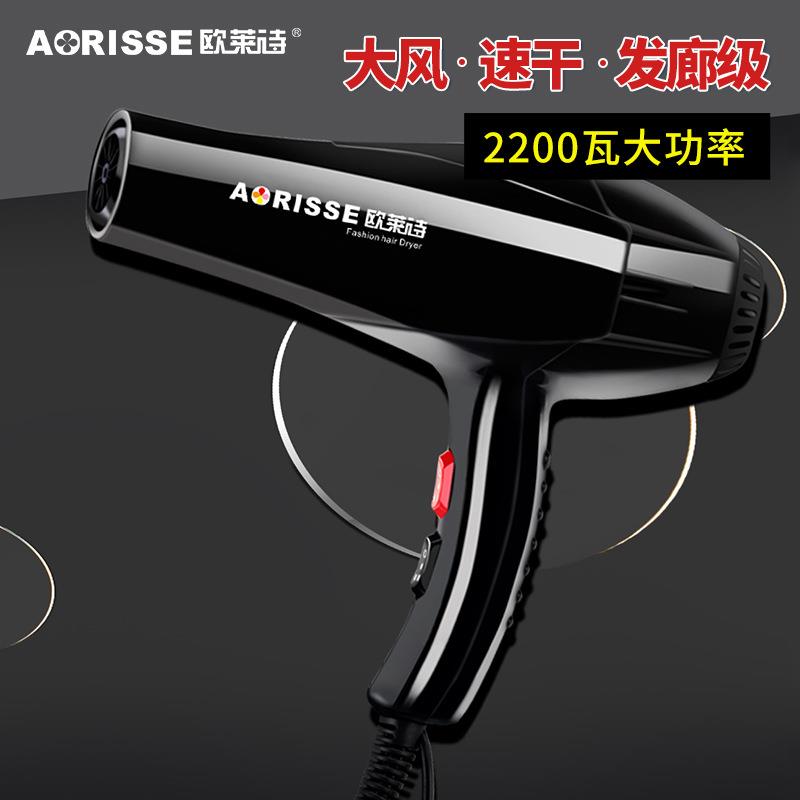 欧莱诗吹风机理发店专用大风力2200W发廊大功率专业蓝光吹风机