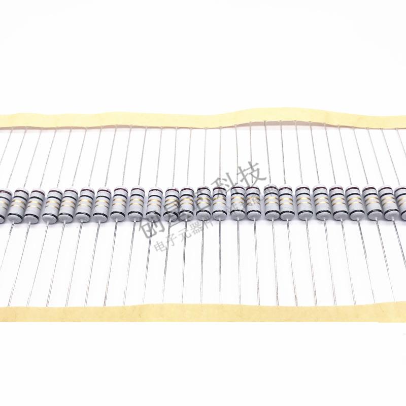 1/4W5%插件线保险绕丝电阻KNP8.2R1012R15R18RUJZR20R