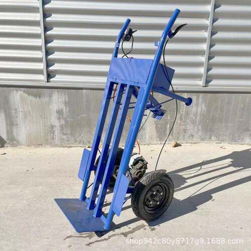 电动四轮手推车大棚果园养殖爬坡工地小推车仓库车间转运平板车