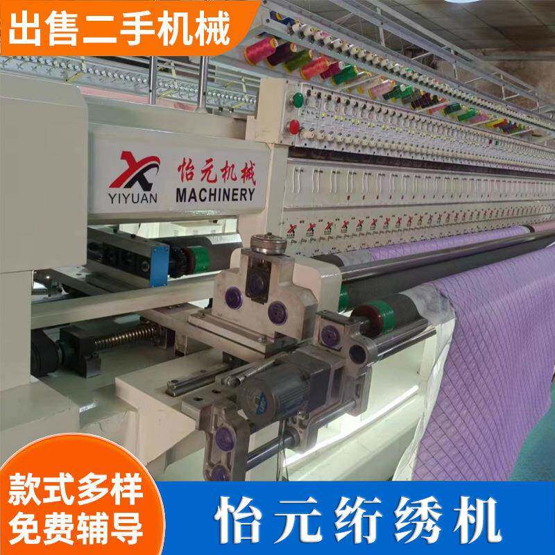 玉林牛仔双针绗缝绗绣机器弹力布机器收缩布加工缝纫设备