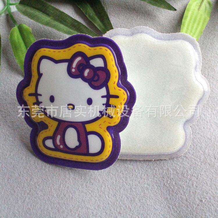 厂家供应销售双头气压脚踏高周波机手机贴冰箱贴软胶制品