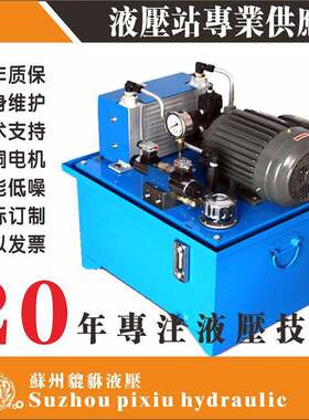 小型变量叶片泵液压泵站系统总成调直机油泵数控机床专用