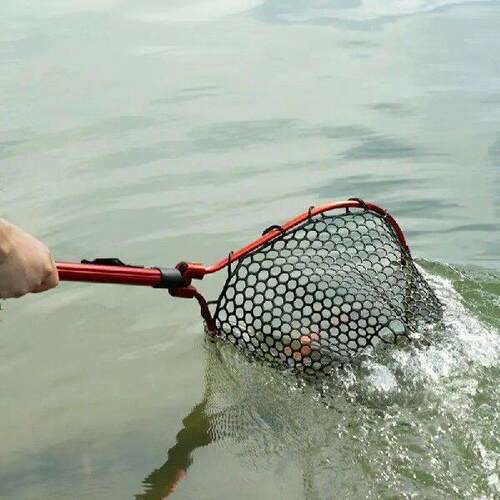 Foldable Fishing Net Portable Fishing Tool With Long Handle