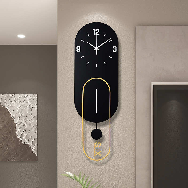 钟表挂钟客厅家用现代简约大气艺术轻奢高级感大气时尚创意石英钟