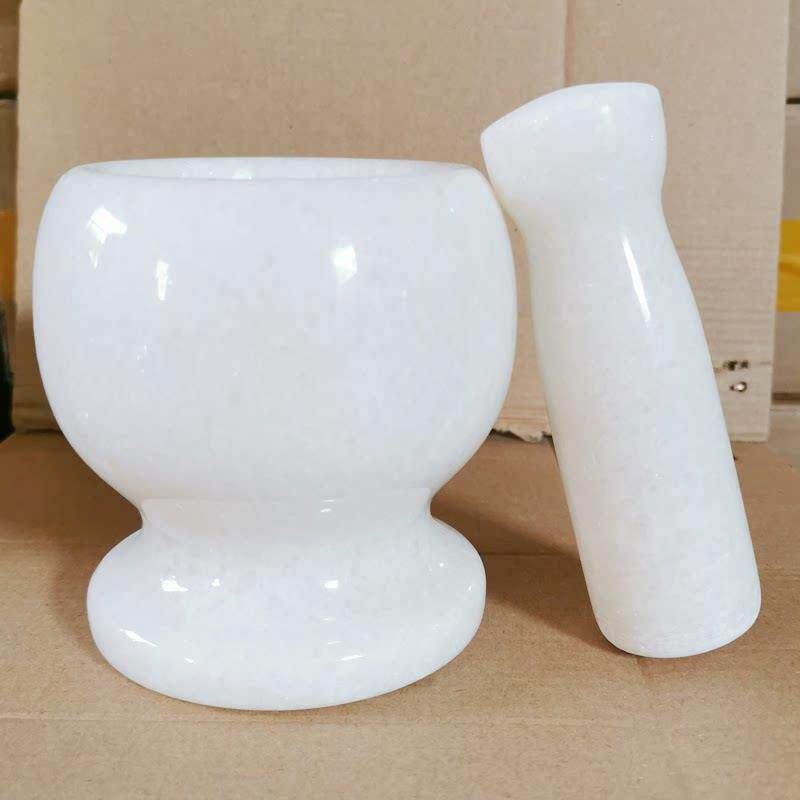 捣蒜器蒜臼子蒜泥器压蒜器石臼陶瓷石头蒜蓉手动捣蒜器家用天然石