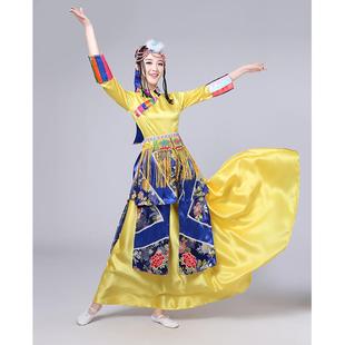 正品 藏族戴天头舞舞蹈民族西舞蹈服定少数民族演出藏服饰专业制