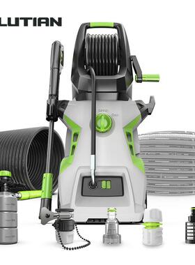 绿田1900W家用洗车机220v高压洗车水枪大功率清洗机高达G5