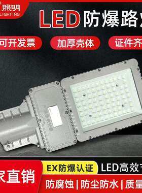 LED防爆照明灯免维护马路加油站隔爆灯防水路灯头100W200W
