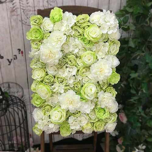 仿真设计玫瑰花造景墙婚庆花墙假红墙背景高端婚礼排装饰花墙网面