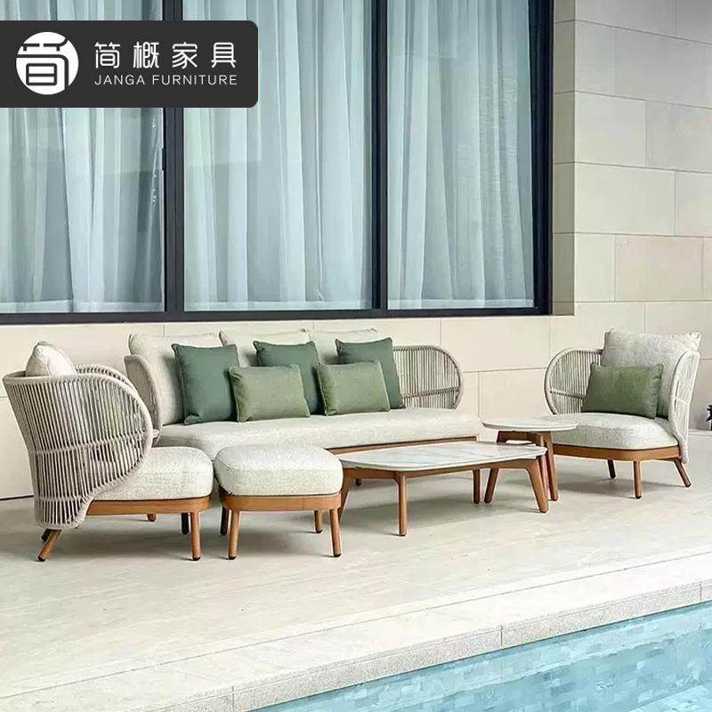 户外别藤编沙发酒店花园阳人台院休闲单椅庭茶590桌椅组墅合防水,住宅家具,户外沙发,淘宝优惠券,粉丝福利购,淘宝优惠卷