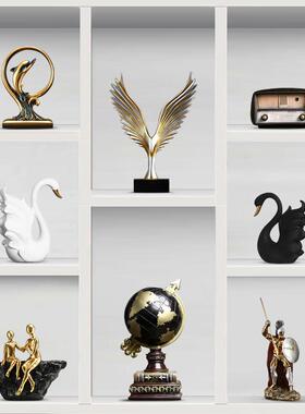 留声机复古怀旧柜子书柜中桌面小欧式摆件餐厅新款感家居摆设