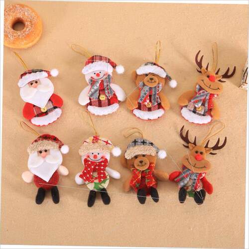 Christmas tree decoration pendant mini doll decoration