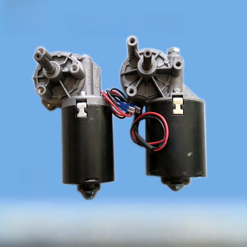 百胜BS2470-7D车库门电机马达输出轴28齿直流24v翻板门电动门配件