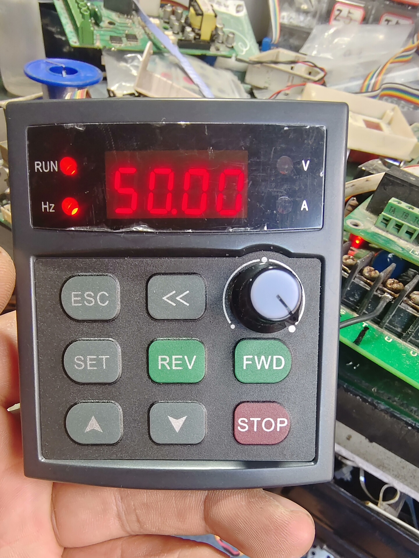 变频器面板，四方变频器小板E320。成色新。功能包好成色如图