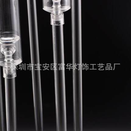 透明步步高路引婚庆道具空心亚克力蜡烛台节日场地布置道具装饰件