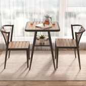 家用组合小户型室外庭院茶几别墅户外简约防水桌椅阳台休闲露天