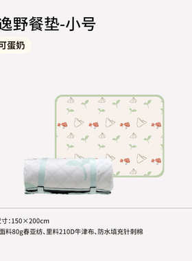 便携盒子地布户外加厚防水郊游垫沙滩luingbox防潮露营垫野餐野炊