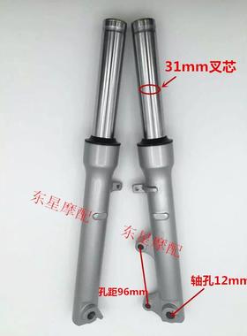 滑板车小公主WH100T-A-H/GCC/喜悦优悦100前避震器前叉碟煞前避震